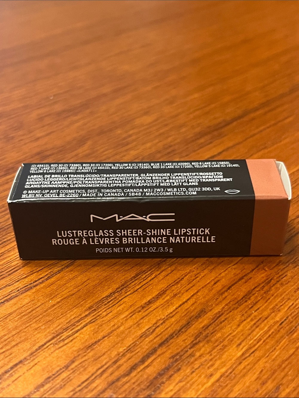 MAC Cosmetics Lustreglass Sheer-Shine Lipstick - HUG ME